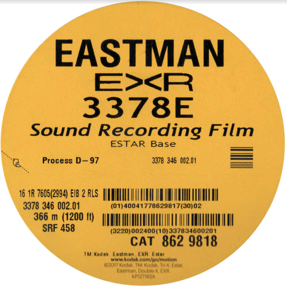 Kodak Sound Film 3378